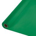 Touch Of Color 100' x 40" Emerald Green Plastic Banquet Roll 013006